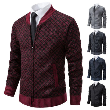 Men's winter cardigan zipper casual jacket