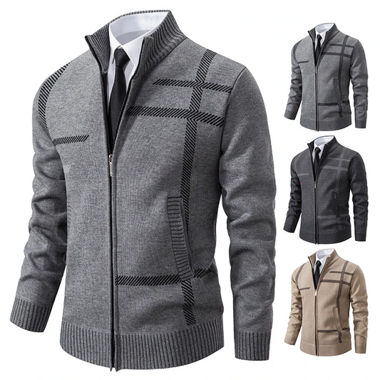 2023 men's spring/autumn knit cardigan coat