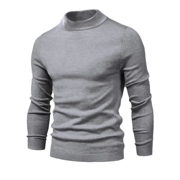 Men’s Mid-Neck Sweater – Casual and Warm