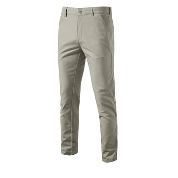 Men’s Linen Pants – Casual, Solid, Lightweight, and Breathable for Spring/Autumn