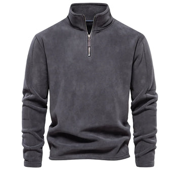 Men’s Fleece Jacket – Thick, Warm, Zipper, and Comfortable