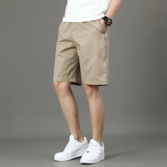 Men’s Summer Work Shorts with Pocket & Zip