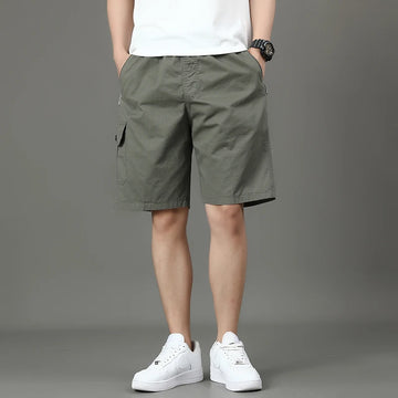 Men’s Summer Work Shorts with Pocket & Zip