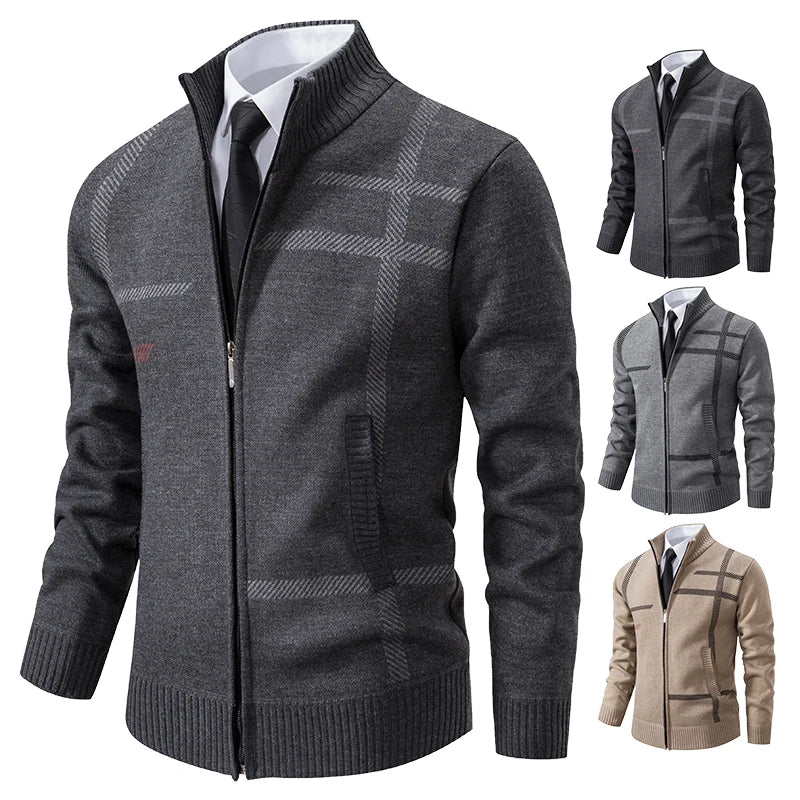 2023 men's spring/autumn knit cardigan coat